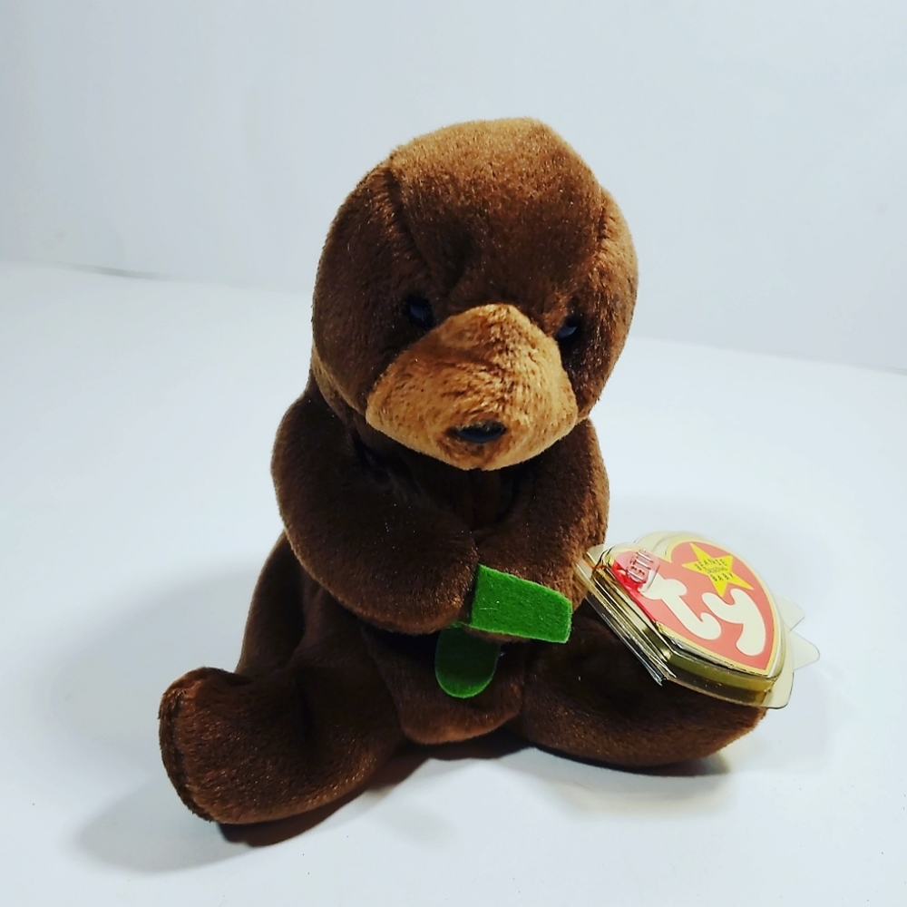 Ty Beanie Baby Seaweed Otter